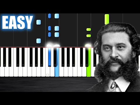 Strauss - The Beautiful Blue Danube - EASY Piano Tutorial by PlutaX - Synthesia