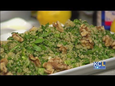 KCL - Quick, easy and healthy Superfood Green Quinoa recipe