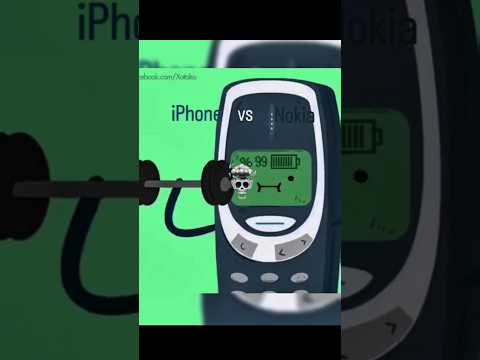 Iphone vs Nokia ☠️🥶 #nokia #iphone