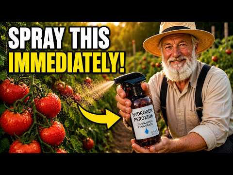 SPRAY Hydrogen Peroxide on Every Tomato Now — The Amish Secret the Garden Industry Hid From You