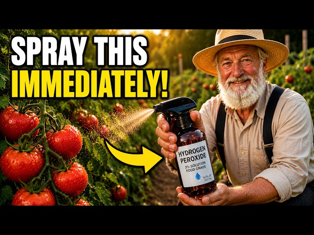 SPRAY Hydrogen Peroxide on Every Tomato Now — The Amish Secret the Garden Industry Hid From You SDDEFAULT Thumbnail
