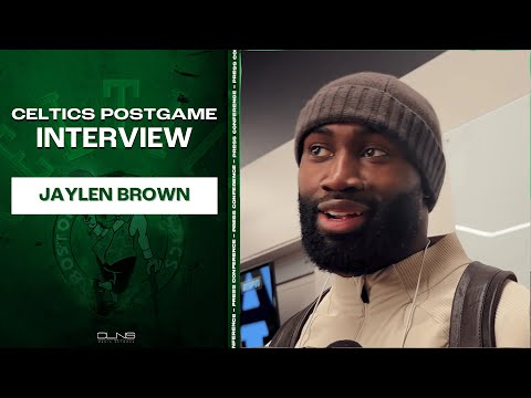 Jaylen Brown on Missing Final Shot, Being Named All Star Starter | Celtics vs Pistons FULL Postgame