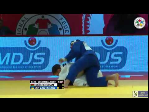 Judo 2015 World Masters Rabat: Shershan (BLR) - Zantaraia (UKR) [-66kg] final