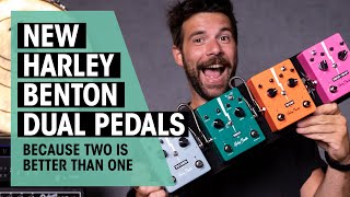 Video thumbnail for NEW Harley Benton Dual Pedals! | Good Cop Bad Cop, Tag Team, Two Face, Split Screen | Thomann by Thomann's Guitars & Basses