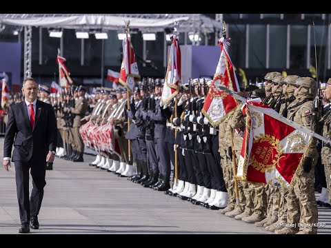 Uroczystość przyjęcia zwierzchnictwa Prezydenta RP Karola Nawrockiego nad Siłami Zbrojnymi RP