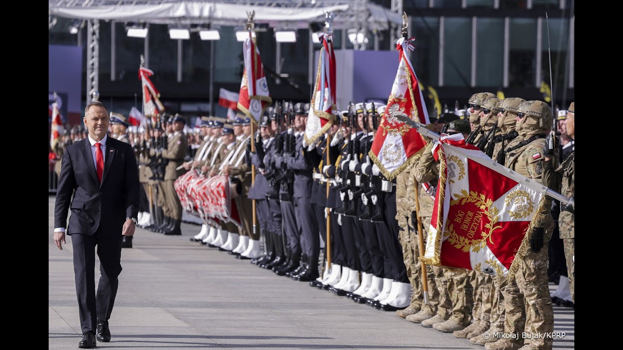 Uroczystość przyjęcia zwierzchnictwa Prezydenta RP Karola Nawrockiego na...