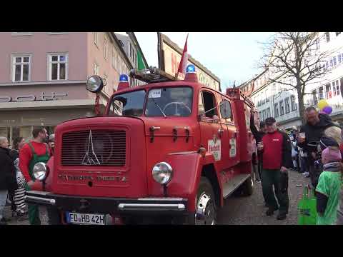 Foaset in Fulda - Rosenmontagszug 2023 - Hochstift Durstlöschzug
