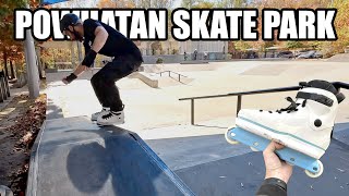 Powhatan Skate Park in Arlington, VA // Aggressive Inline Skating