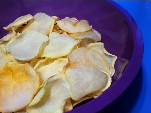 HOW TO MAKE OVEN BAKED POTATO CHIPS - Salt n Vinegar