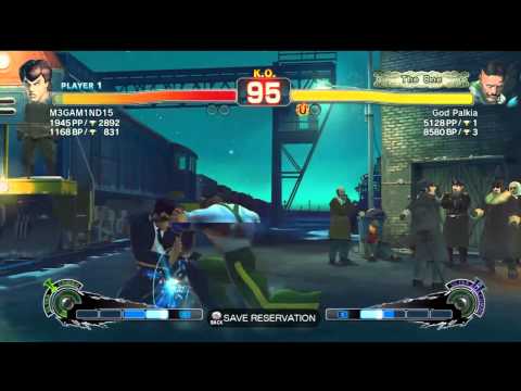 SSF4 AE: M3GAM1ND15 (Fei Long) VS God Palkia (Dudley)
