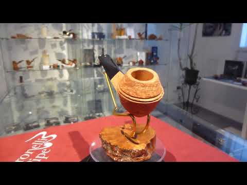 Pipa radica bulldog sabbiata fatta a mano - www.paronellipipe.it