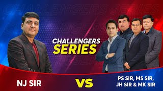 Challenger Series | NJ Sir v/s PS Sir, MS Sir, JH Sir & MK Sir | Etoosindia