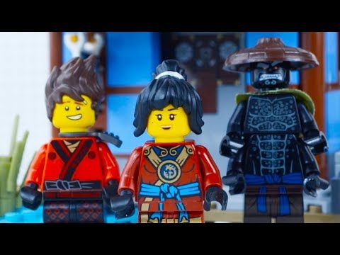 LEGO Ninjago Movie STOP MOTION W/ Kai, Nya And Wu: Trials Of Strength | Ninjago | By Lego Worlds Video