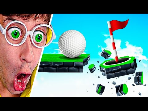 SÓLO HOYO en UNO Troll 😂⛳! (imposible) - GOLF IT #18 TEKENDO