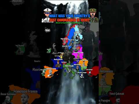 WHAT was YOUR country's BEST COMMANDER in 1939?