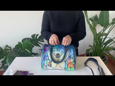 Anuschka Zip Around Classic Satchel - 625-ECG (Enchanted Garden)