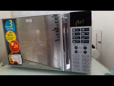Ifb 20sc2 microwave oven demonstration
