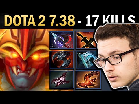 Huskar Gameplay Miracle with 17 Kills and Satanic - TI14