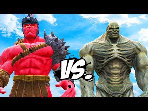RED HULK VS ABOMINATION - EPIC SUPERHEROES WAR