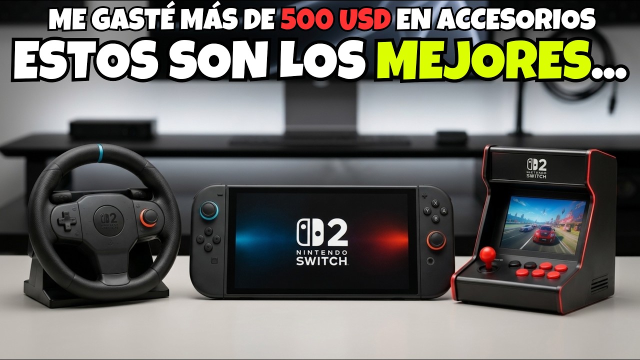 ✅ Estos son los Mejores Accesorios para Nintendo Switch 2 desde AliExpress
