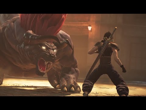 Crisis Core: Final Fantasy VII Reunion - Behemoth Boss Fight