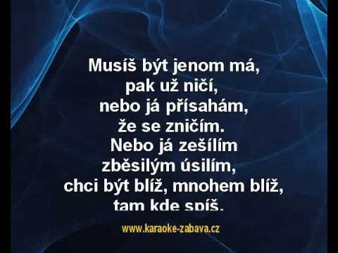 Musíš být jenom má - Karel Gott Karaoke tip