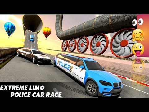 Police Limo Car Stunts GT Racing : Ramp Car Stunt[2] Amazing Game 😊🤗😊
