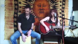 "Lay lady lay" Bob Dylan. Cover by The Dogwood Flowers, Acoustic Duo. Guitar, Cajon, Vocal