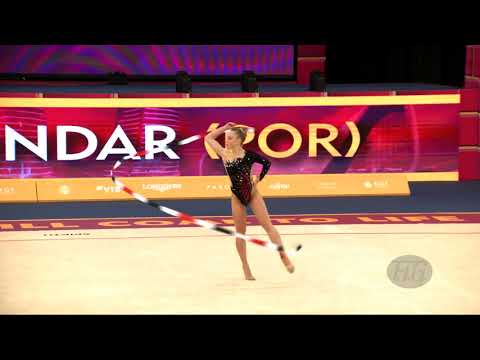 BONDAR Dinora (POR) - 2019 Rhythmic Worlds, Baku (AZE) - Qualifications Ribbon