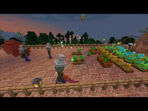 Scootys Plants Vs Zombies Mod 0 7 2 The Roof Update Minecraft Mod
