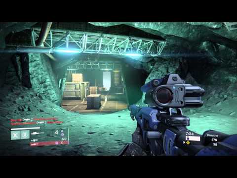 Destiny gameplay PS4 HD walkthrough Level 24, Crucible, Rumble, The Anomaly, Mare Cognitum, Moon