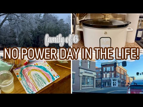 ICY NO POWER DAY IN THE LIFE