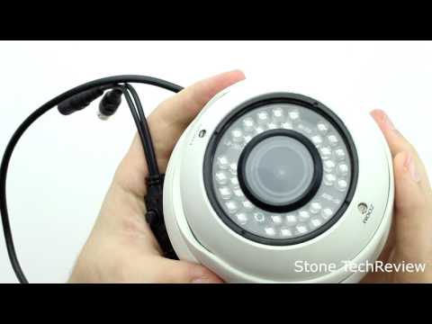 Unboxing V-See Sony 2.0MP CMOS 1080P AHD CCTV Camera 30M IR Dome Security Camera 2.8-12mm