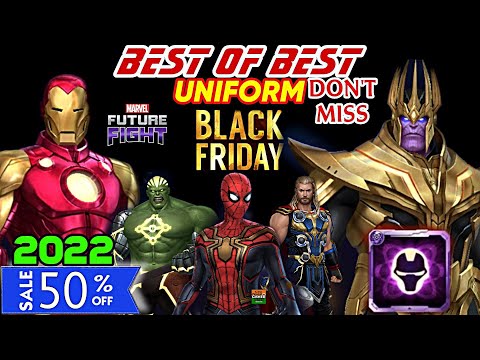 🔥BEST OF BEST uniform special BLACK FRIDAY sale 50% discount in Marvel future fight Mr GAMER VINES 👍