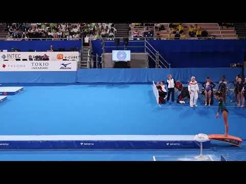 GRE Tumbling 15 16 Women 3rd  A Efraimoglou Finals 2019 WAGs Tokyo