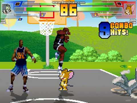 MUGEN battle #3408: Tom & Shaq vs Jerry & SlamDunk