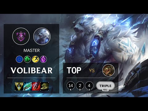 Volibear Top vs Renekton - EUW Master Patch 10.21