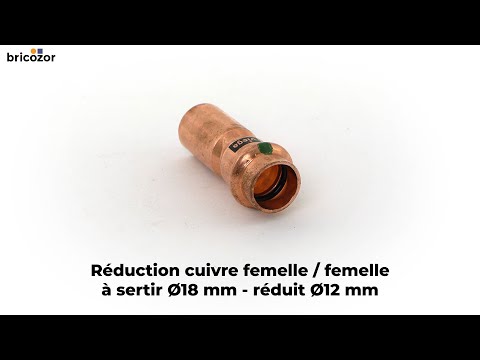Réduction cuivre femelle / femelle à sertir VIEGA