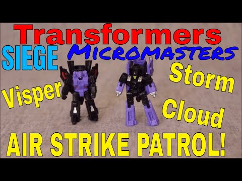 Transformers WFC Siege Air Strike Patrol - Visper and Storm Cloud - GotBot True Review 488