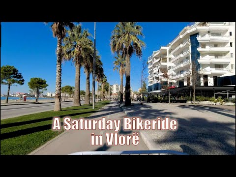 Bike Ride in Vlorë Albania (4k)