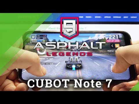 Asphalt 9 Gameplay on CUBOT Note 7 – Gaming Quality Test