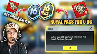 Get M16 Royal Pass For Zero UC | What Is The Scene For Zero UC Royal Pass | PUBG Mobile