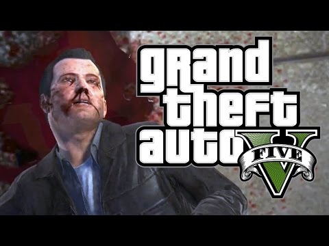 GTA V: Random Moments - Painful Deaths #1 (Grand Theft Auto 5)