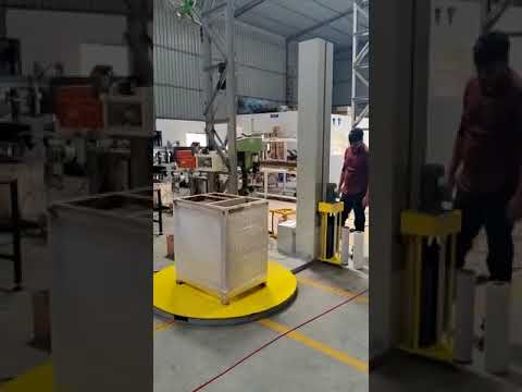 Pallet stretch wrapping machine