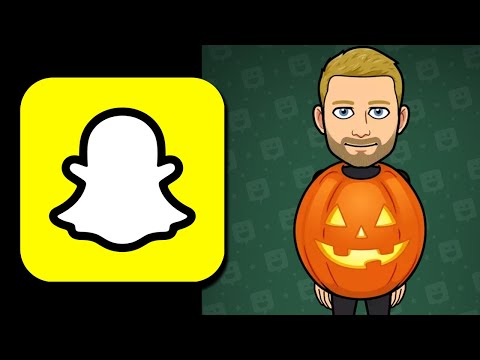 Part of a video titled How To Get Halloween Bitmoji Outfit on Snapchat - YouTube