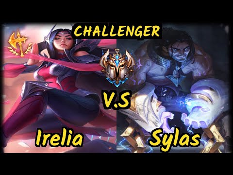 SKT T1 Faker (IRELIA) vs SYLAS - MID CHALLENGER GAMEPLAY - KR