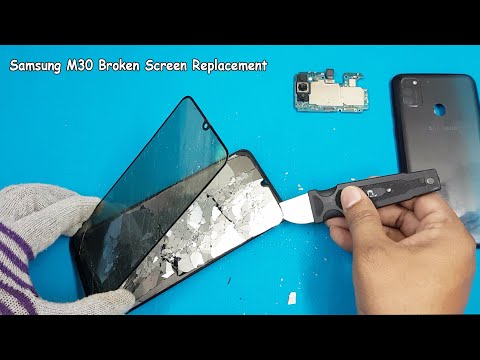 Samsung M30s Broken Screen Replacement | OLED TO IPS LCD Screen Replacement