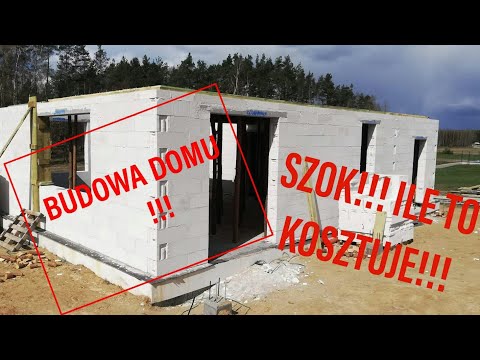 Koszt ścian i stropu cz. 3 Dom w żurawkach A