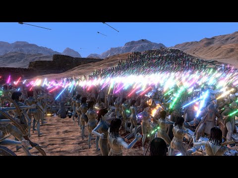 1500 Elven Huntresses vs 12500 Heroes - Ultimate Epic Battle Simulator - UEBS