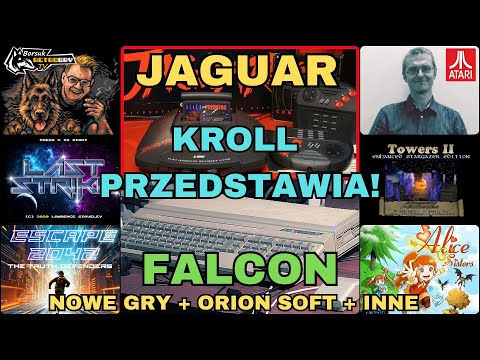 Borsuk Retro Gry TV: KROLL PRZEDSTAWIA! - ATARI JAGUAR + FALCON - Nowe Gry + Orion Soft + Homebrew